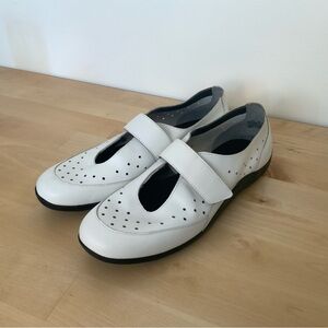 ros hommerson nevaeh leather walking show womens 10 white